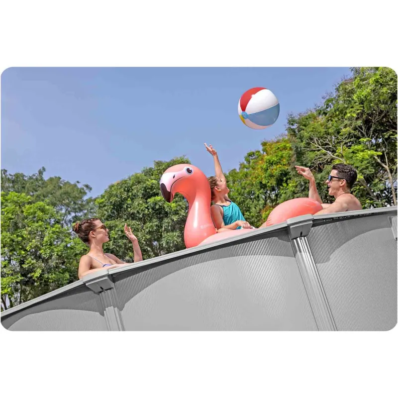 Ideal garden pool for summer days for the whole family