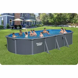 Durable garden pool 732x366x132 cm with panels Bestway 561CW