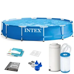 Garden pool frame pool 366 x 76 cm 9in1 INTEX 28212
