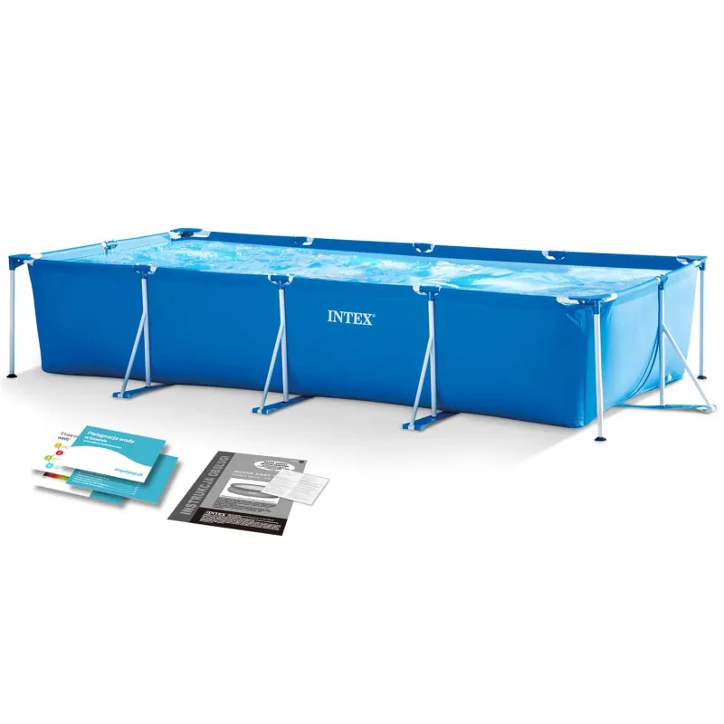 INTEX 28273 garden frame pool 450x220x84 cm, durable outdoor structure