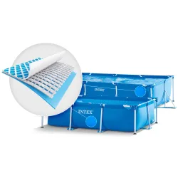 INTEX 28273 garden frame pool 450x220x84 cm, perfect for children's outdoor fun