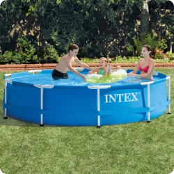 Frame pool perfect for children's play in the garden