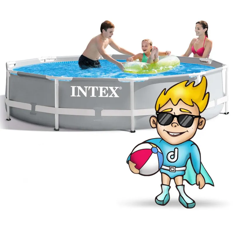 Blue garden frame pool 305 x 76 cm for outdoor fun