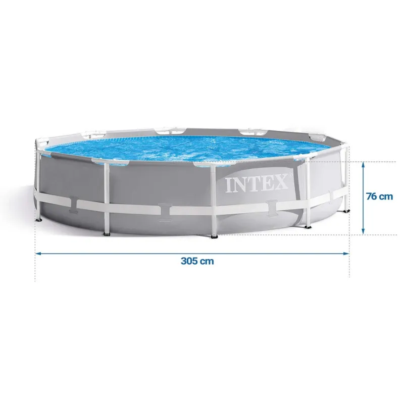 Perfect garden pool 305 x 76 cm for summer days with family
