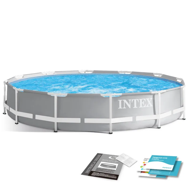 Garden Frame Pool 366 x 76 cm made of durable steel