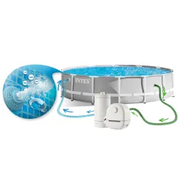 Perfect garden pool for relaxation and kids' fun