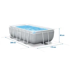 Blue INTEX 26784 Frame Pool 300 x 175 x 80 cm