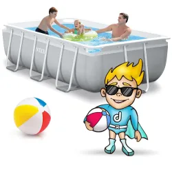 INTEX 26784 Frame Pool 300 x 175 x 80 cm made of PVC
