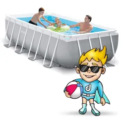 Garden frame pool 400 x 200 x 100 cm perfect for summer fun
