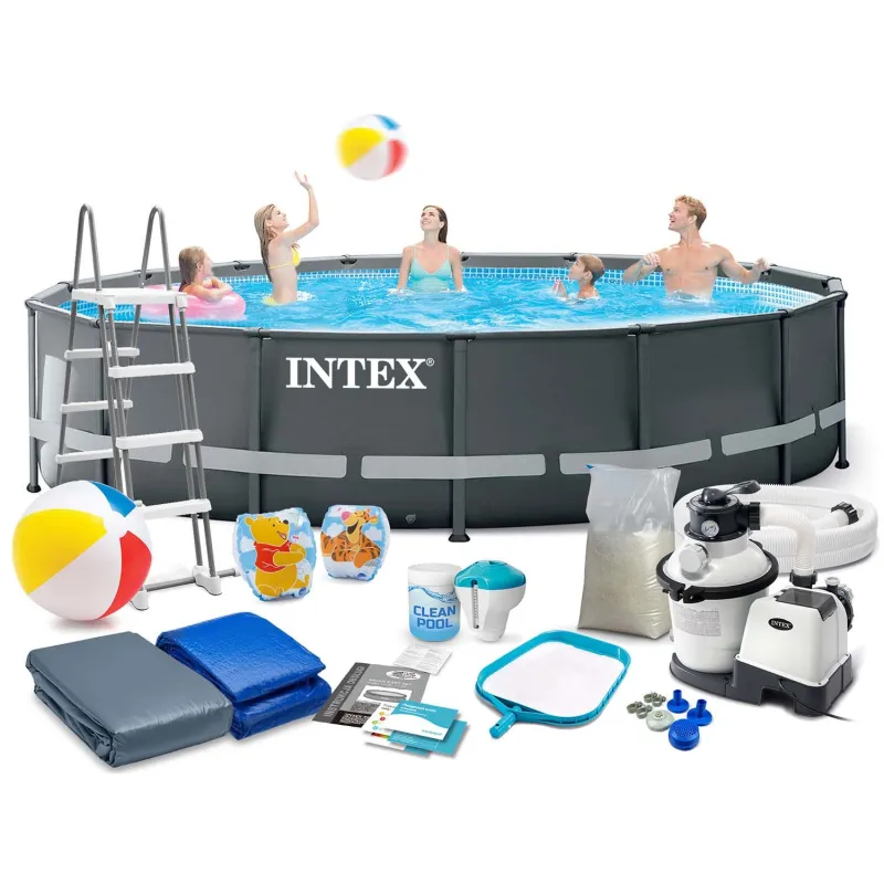 Frame pool 488 x 122 cm INTEX 26326, perfect for outdoor use