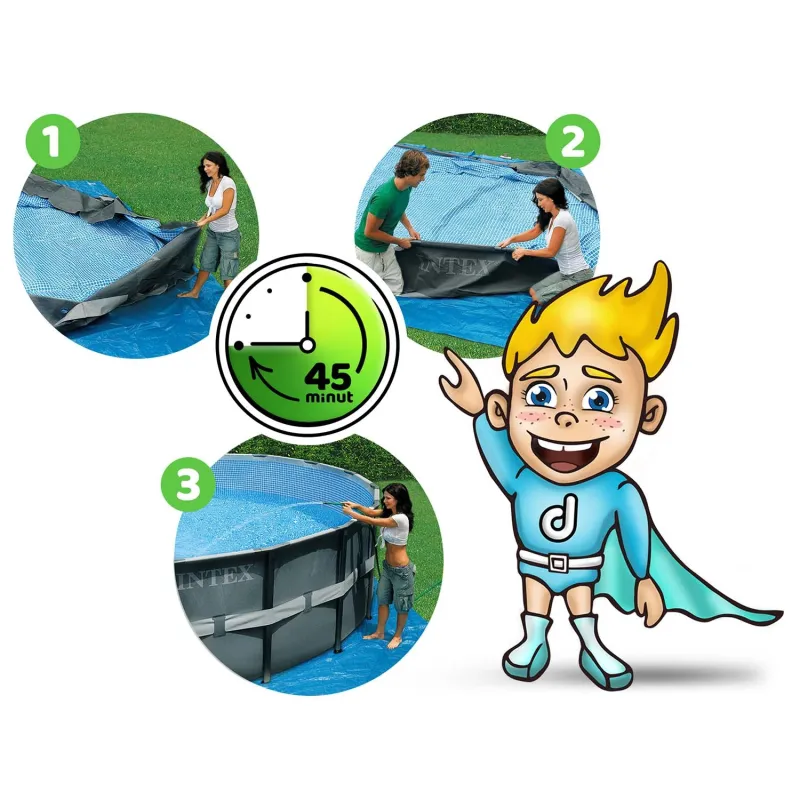 Frame pool INTEX 26326, great for kids and adults alike