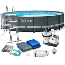 Garden Frame Pool 732 x 132 cm 11in1 Intex 26340