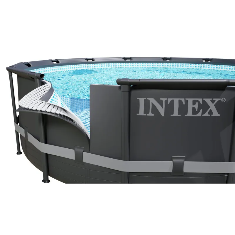 Durable material garden frame pool 732 x 132 cm for outdoor enjoyment