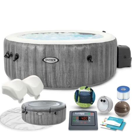 Inflatable SPA with hydromassage 196 x 71 cm for 4 persons, perfect for relaxation
