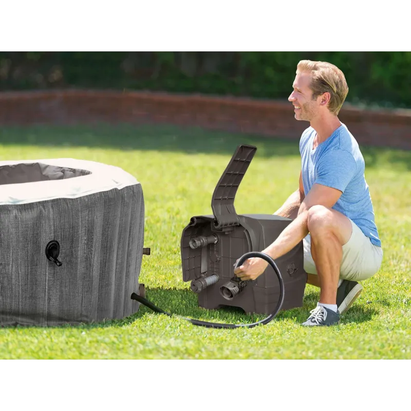 Inflatable SPA with hydromassage, perfect for relaxation in the garden or terrace