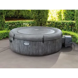 Stylish inflatable SPA in blue, perfect for relaxation in the garden