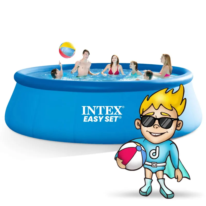 Modern garden pool frame 457 x 122 cm for outdoor fun