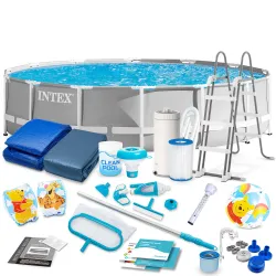 Garden Frame Pool 427 x 107 x 107 cm 21in1 Set INTEX 26720