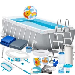 Garden Frame Pool 488 x 244 x 107 cm 21in1 Set INTEX 26792