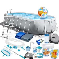 Garden frame pool 610 x 305 x 122 cm 21in1 set INTEX 26798