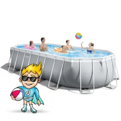 Large frame pool 610 x 305 x 122 cm, perfect for summer fun in the garden