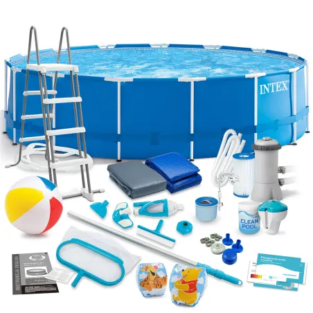 Garden frame pool 457 x 122 cm, perfect for outdoor fun, durable construction