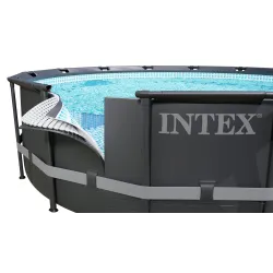 Durable garden frame pool 732 x 132 cm, made from weather-resistant materials