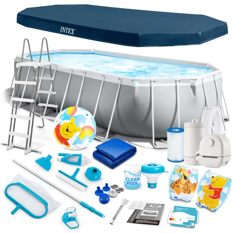 Rectangular pool 503x274x122cm, perfect for summer fun