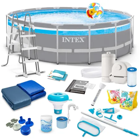 20-in-1 frame garden pool 488 x 122 cm with durable structure