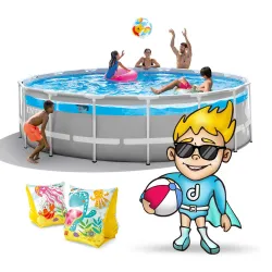 Garden pool 488 x 122 cm, perfect for summer fun