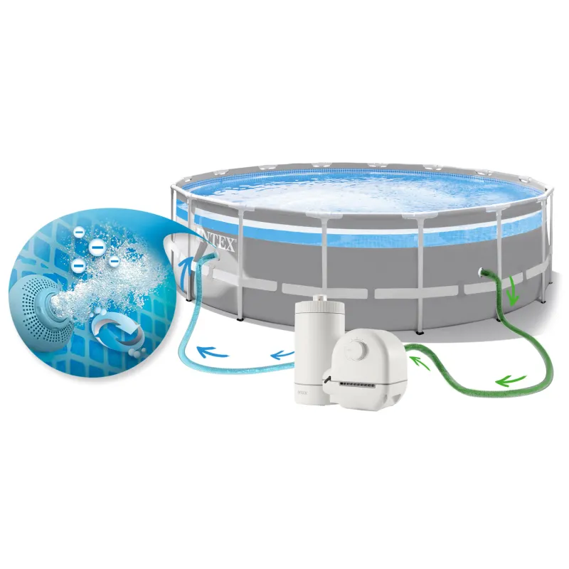 Garden frame pool 488 x 122 cm, easy to assemble, perfect for family holidays