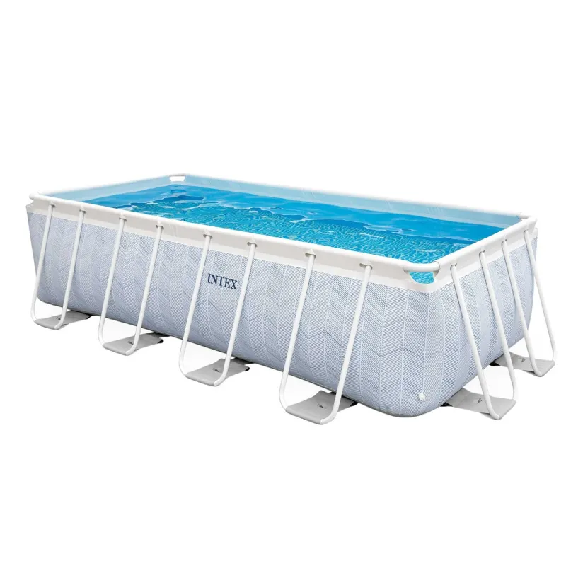 Summer-ready 400 x 200 x 100 cm frame pool for family fun
