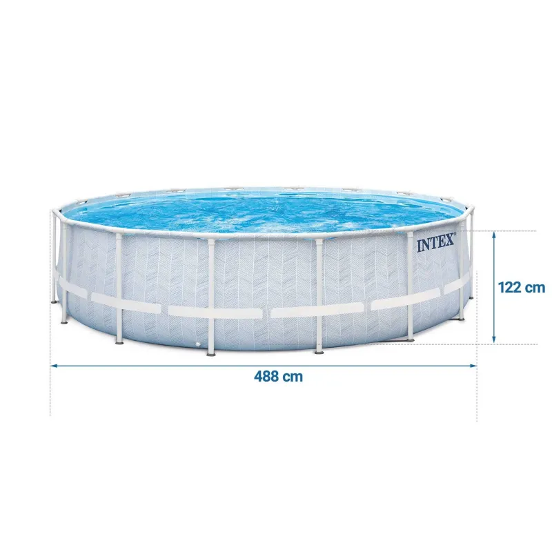 Garden pool 488 x 122 cm, perfect for summer fun and outdoor activities