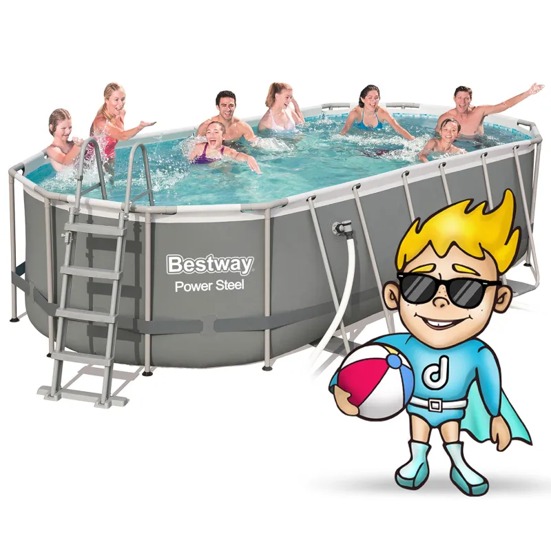 Bestway 56710 Garden Frame Pool 549 x 274 x 122 cm 17-in-1 in modern style