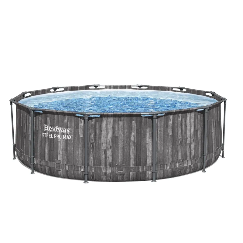 Durable PVC frame pool 366 x 100 cm, easy to assemble for summer fun