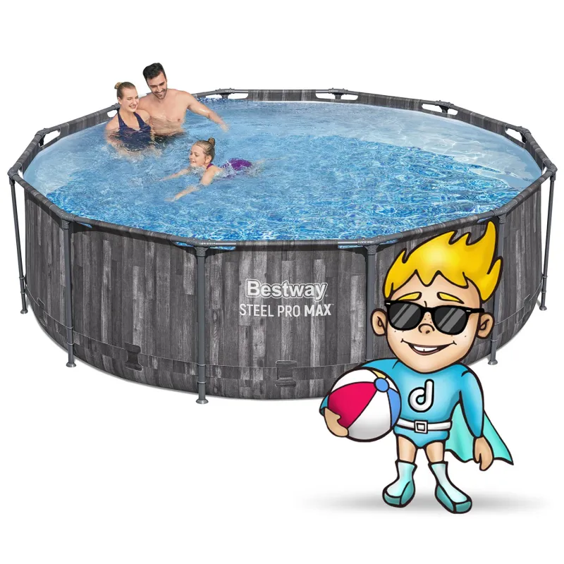 Frame pool 366 x 100 cm, perfect for garden play during summer