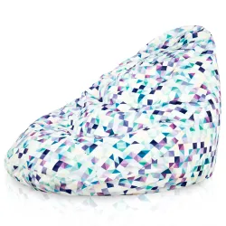 Drop XXL Highback Bean Bag Chair - Premium Printed Fabric
