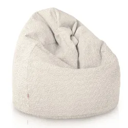Bean bag L cover - Teddy Boucle