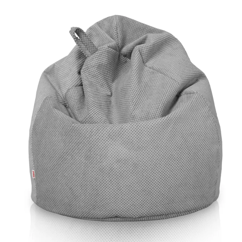 Kids Bean Bag Chair L - Dot Textured Velvet – view 10