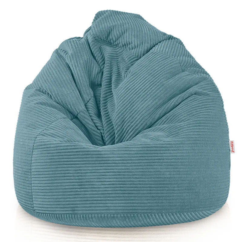 Kids corduroy bean bag chair – soft, light and cosy