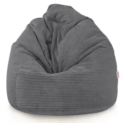 Kids corduroy bean bag chair – soft, light and cosy