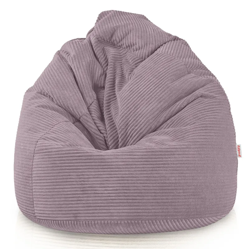 Kids corduroy bean bag chair – soft, light and cosy