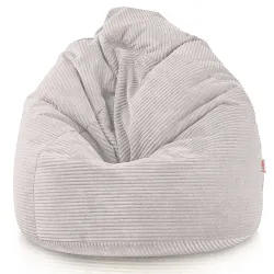 Large corduroy bean bag for teens and adults