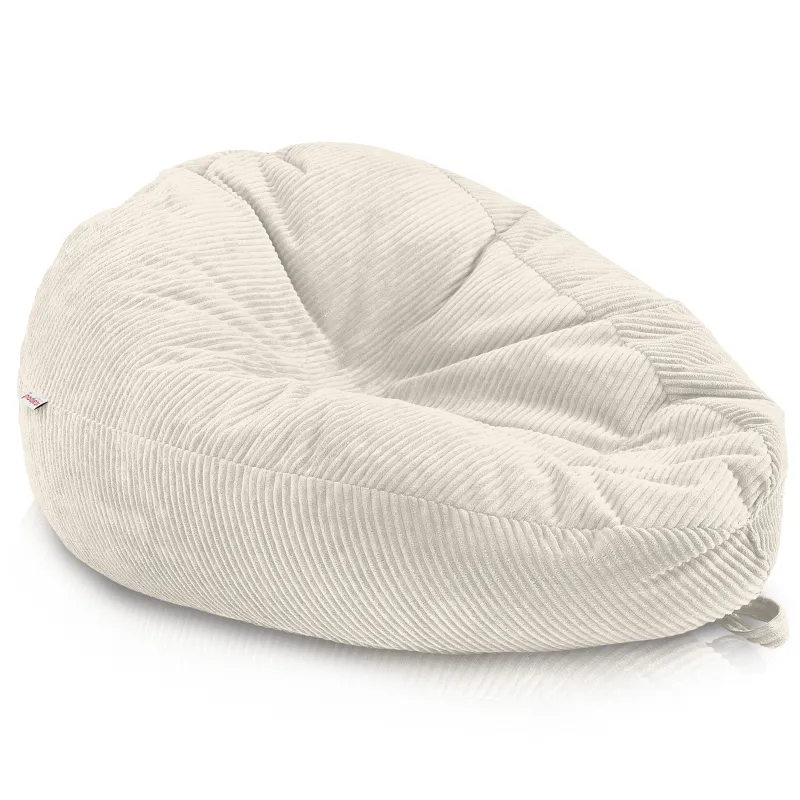 Large corduroy bean bag for teens and adults