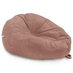 Large corduroy bean bag for teens and adults