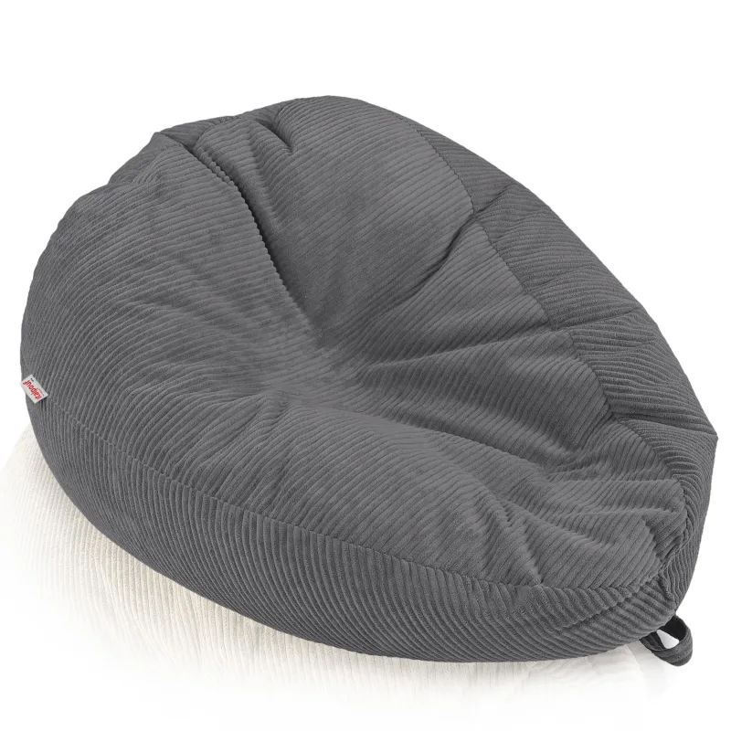 Large corduroy bean bag for teens and adults
