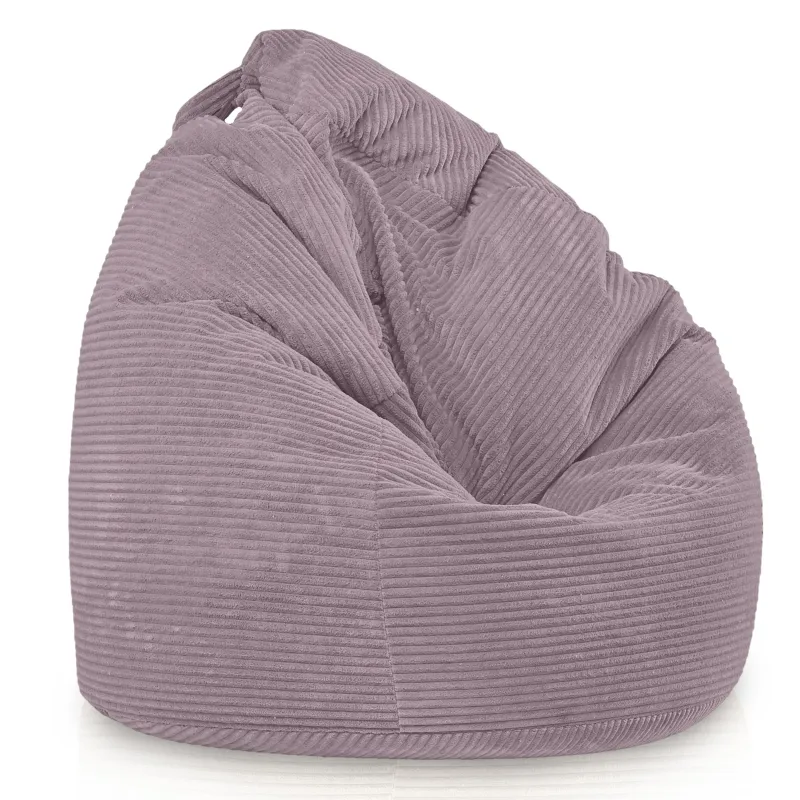 Large corduroy bean bag for teens and adults
