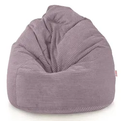 Large corduroy bean bag for teens and adults
