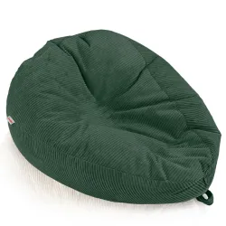 Giant XXL corduroy bean bag for adults – sink-in comfort