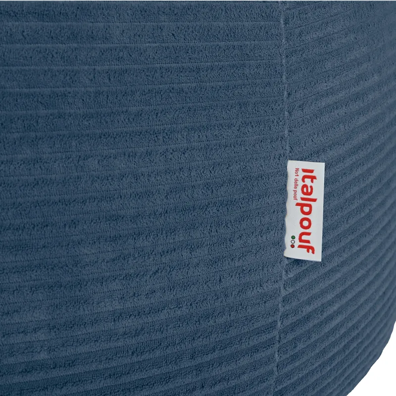 Giant XXL corduroy bean bag for adults – sink-in comfort
